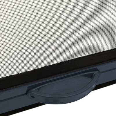vidaXL Mosquitera enrollable para ventanas gris antracita 130x170 cm