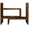 vidaXL Organizador escritorio madera roble ahumado 38,5x17x39 cm