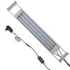 vidaXL L&aacute;mpara LED para acuario aluminio IP67 50-60 cm