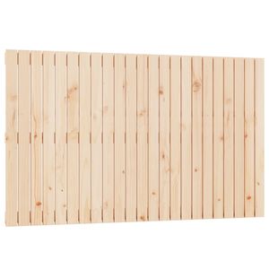 vidaXL Cabecero de cama de pared madera maciza de pino 147x3x90 cm