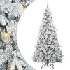 vidaXL &Aacute;rbol de Navidad artificial con ramas articuladas 240 cm