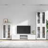vidaXL Conjunto de mueble de TV con caj&oacute;n Madera de ingenier&iacute;a