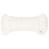 vidaXL Cuerda de barco polipropileno blanco intenso 5 mm 500 m