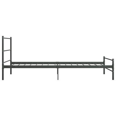 vidaXL Estructura de cama con somier metal negro 120x200 cm – Bechester