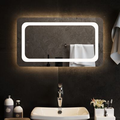 vidaXL Espejo de baño con LED 70x40 cm
