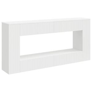 vidaXL Mesa Consola Rayado 155 x 29 x 74 cm Madera de ingenier&iacute;a