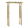 vidaXL P&eacute;rgola/Arco de rosas madera impregnada 150x60x204 cm