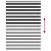 vidaXL Estor cebra negro 160x200 cm tejido ancho 155,9 cm poli&eacute;ster
