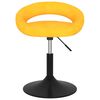 vidaXL Sillas de comedor giratorias 4 uds terciopelo amarillo mostaza
