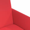 vidaXL Sillas de Comedor con Ruedas 2 pcs Rojo 57 x 66 x 94 cm
