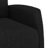 vidaXL Sill&oacute;n reclinable de tela negro