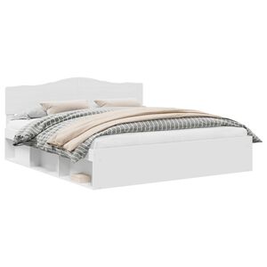 vidaXL Estructura de cama 200 x 200 cm Madera de pino macizo