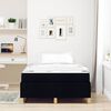 vidaXL Estructura de cama con colch&oacute;n Negro 120 x 190 cm tela