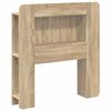 vidaXL Cabecero con armario Roble Sonoma Madera de ingenier&iacute;a