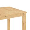 vidaXL Juego de comedor Panama 7 pzas madera maciza de pino