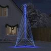vidaXL Árbol de Navidad LED 615 LEDs azul 404,5 cm