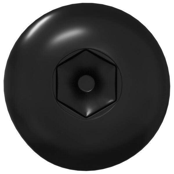 vidaXL Tuercas de Manga 8451 pcs Negro Metal