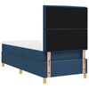 vidaXL Cama tipo Box Spring con colch&oacute;n Azul 90 x 190 cm tela