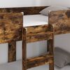 vidaXL Cama Litera para Ni&ntilde;os con colch&oacute;n Roble ahumado 80 x 160 cm