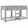 vidaXL Cama Litera para Ni&ntilde;os con colch&oacute;n Gris Concreto 100 x 190 cm