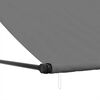 vidaXL Toldo retr&aacute;ctil de tela y acero gris antracita 350x150 cm