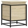 vidaXL Caja de almacenaje con tapa madera roble Sonoma 40x40x51,5 cm