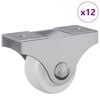 vidaXL Rueda 12 uds. 42 x 11,5 x 29 mm Hierro