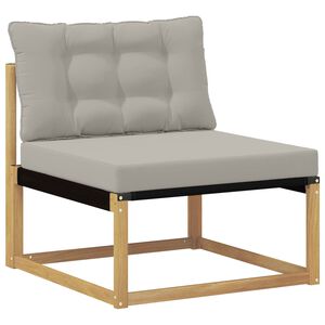 vidaXL Sof&aacute; intermedio de exterior Blanco 79 x 83 x 73 cm acero