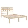 vidaXL Estructura de cama madera maciza 120x190 cm
