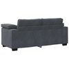 vidaXL Sofá Loveseat gris oscuro 140 cm terciopelo