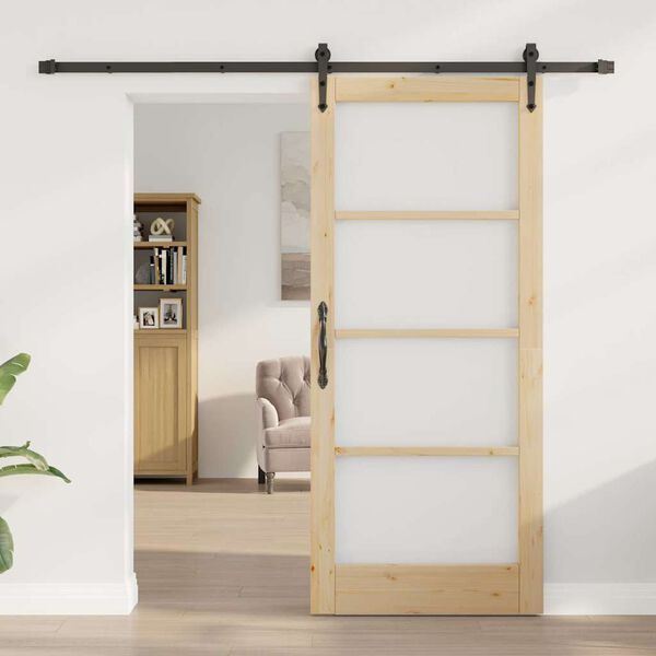 vidaXL Puerta Corredera ORKDAL Natural 86 x 198,5 cm