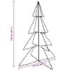 vidaXL Árbol Navidad 240 luces LED interior y exterior 115x150 cm