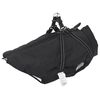 vidaXL Abrigo para perro con arn&eacute;s impermeable reflectante L48 negro