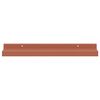vidaXL Estante de pared 4 pcs Rojo 40 x 9 x 3 cm Madera de ingenier&iacute;a
