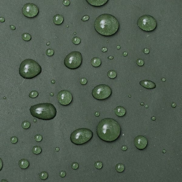 vidaXL Chubasquero impermeable largo con capucha talla XL verde