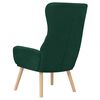vidaXL Sill&oacute;n de relax de terciopelo verde oscuro