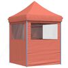 vidaXL Carpa de Fiesta Terracota 200 x 200 x 306 cm Tela Oxford