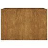 vidaXL Jardinera acero corten 120x80x80 cm