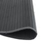 vidaXL Alfombra redonda bamb&uacute; gris 60 cm