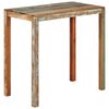 vidaXL Mesa de bar de madera maciza reciclada 112x60x108 cm