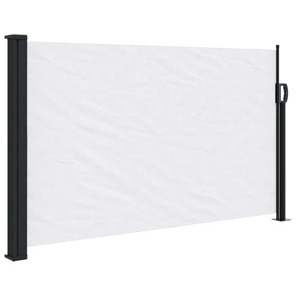 vidaXL Toldo lateral retr&aacute;ctil blanco 120x600 cm