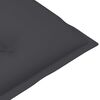 vidaXL Sillas de jard&iacute;n 6 uds madera de teca cojines gris antracita