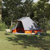vidaXL Tienda Tipi Familiar Manual Gris y naranja 466 x 310 x 240 cm