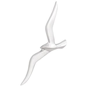 vidaXL Gaviota 2 uds. Plateado Aluminio