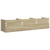 vidaXL Mueble de pared madera de ingenier&iacute;a roble Sonoma 75x18x16,5 cm
