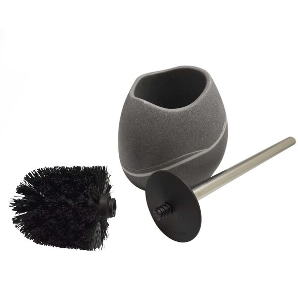 RIDDER Escobilla de baño con portaescobillas Little Rock gris