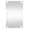 vidaXL Espejo de pared rectangular con luces LED vidrio 40x60 cm