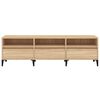 vidaXL Mueble de TV madera contrachapada roble Sonoma 150x30x44,5 cm