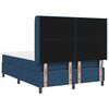 vidaXL Cama tipo Box Spring con colch&oacute;n Azul 190 x 140 cm tela