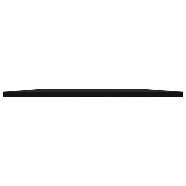 vidaXL Estantes para estantería 8 uds contrachapada negro 80x30x1,5 cm